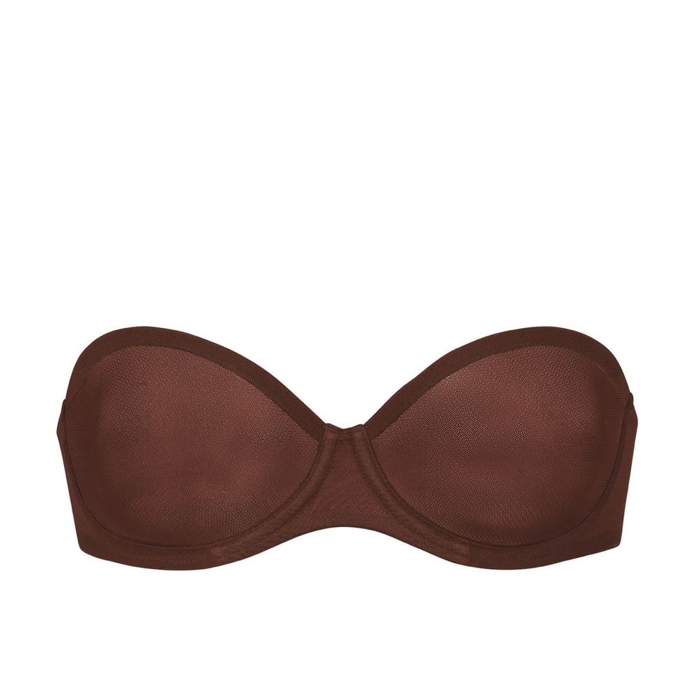 NWOT Ultra Fine Mesh Strapless Bra